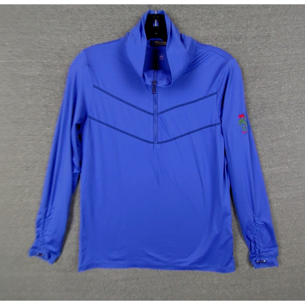 Polo Golf Womens Jacket S 1/4 Zip Performance Monterey Logo Preppy Resort